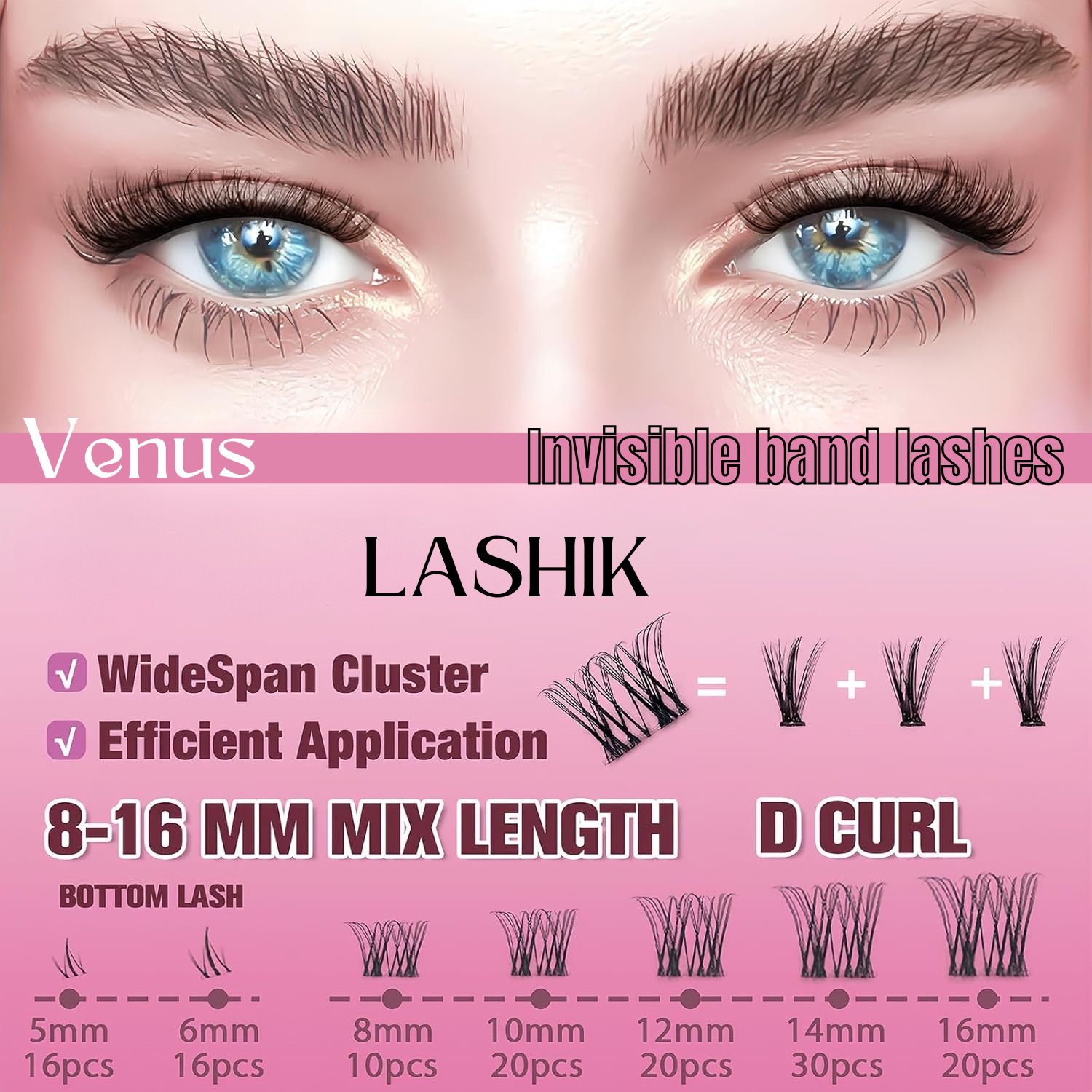 Kit Complet cu 120 de Gene False SMOCURI, Model Aphrodite - imagine 6