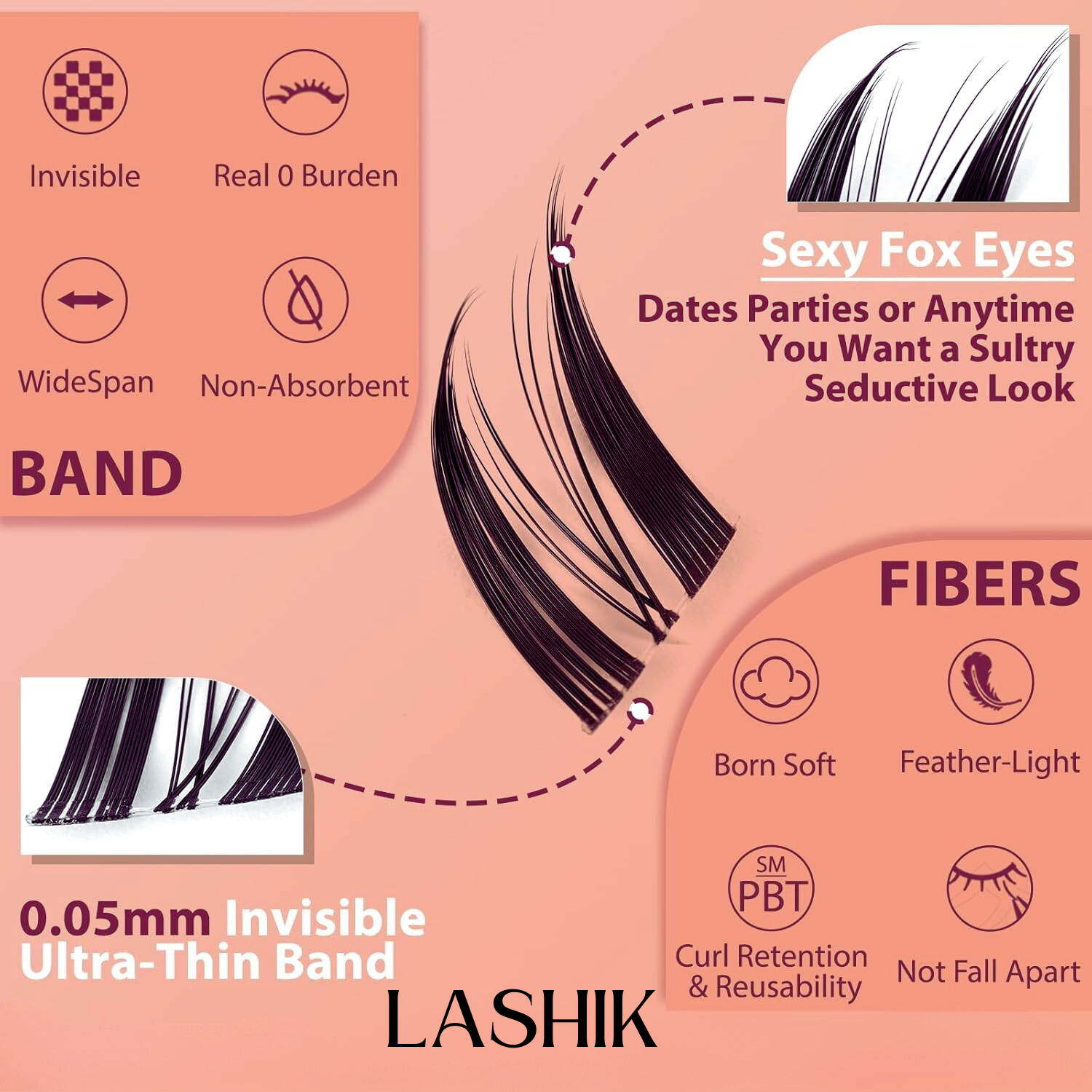 Kit Complet cu 120 de Gene False SMOCURI, Model Foxy - imagine 4